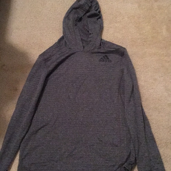 Gray adidas hoodie - Picture 1 of 2